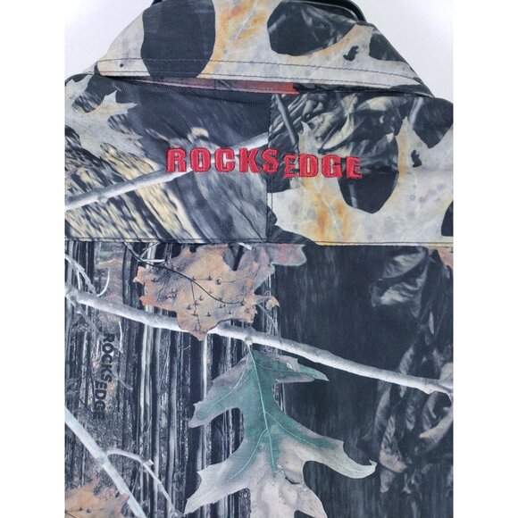 Rocks Edge Vented Hunting Shirt Men's Size Small Camouflage - Picture 5 of 8